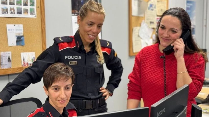 Equip de l'Oficina de Comunicació de la Regió Policial Central.