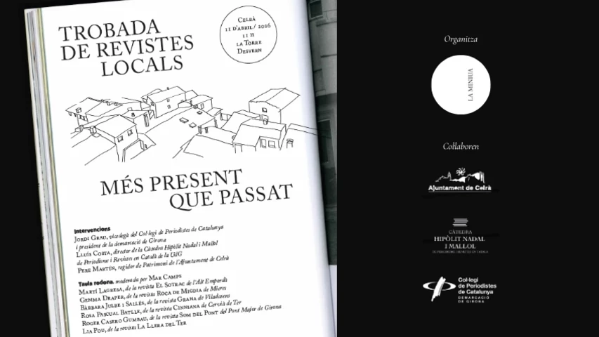 Cartell Trobada de revistes locals a Celrà. 