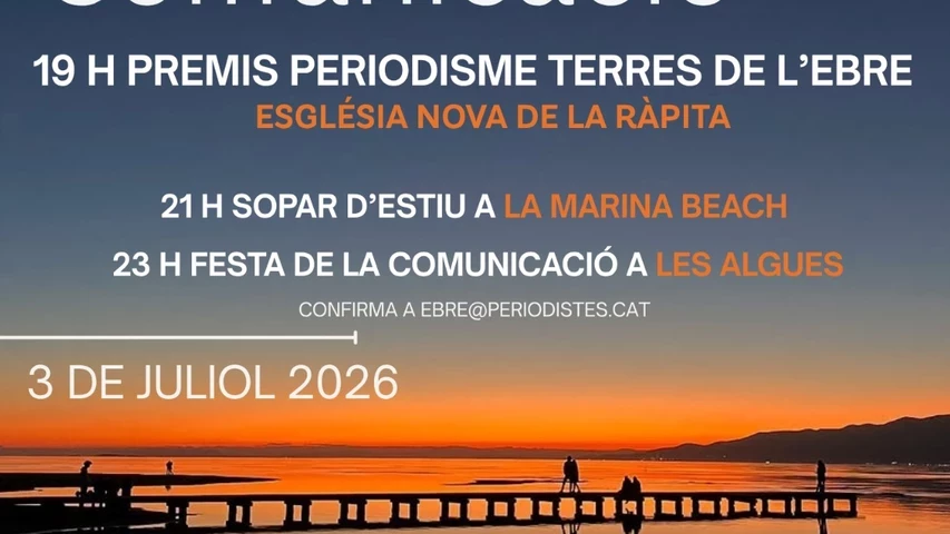 Cartell anunciador de la Nit d'Estiu de la Comunicació