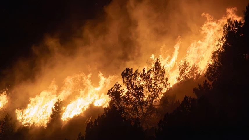 Imatge d'un incendi.