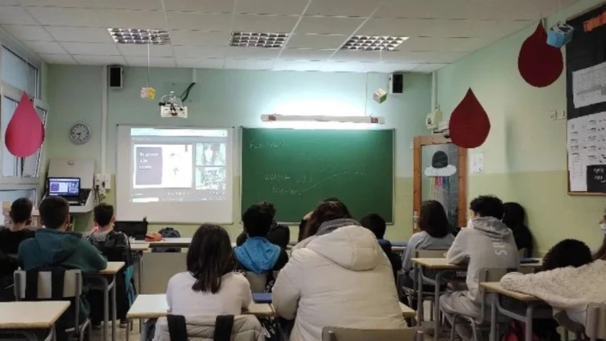 Un taller d'una edició anterior del programa EduMèdia.