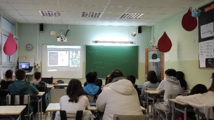 Un taller d'una edició anterior del programa EduMèdia.