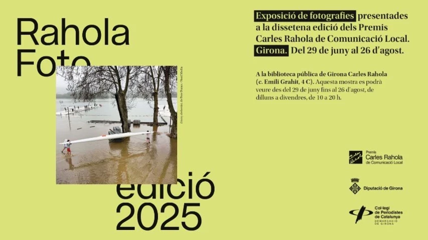 Targetó RaholaFoto2025 a la biblioteca pública Carles Rahola.