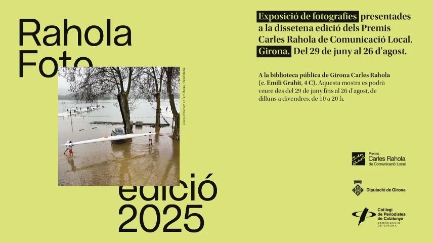 Targetó RaholaFoto2025 a la biblioteca pública Carles Rahola.