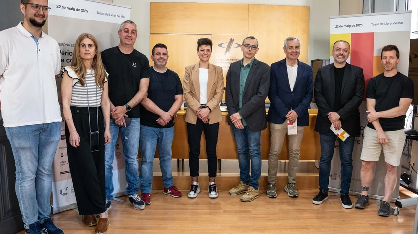 La presentació de la II Nit de la Comunicació de la Selva. 