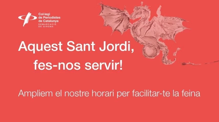 Aquest Sant Jordi, fes-nos servir!