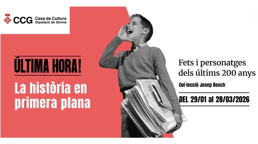 Cartell de l'exposició "Última hora!" 