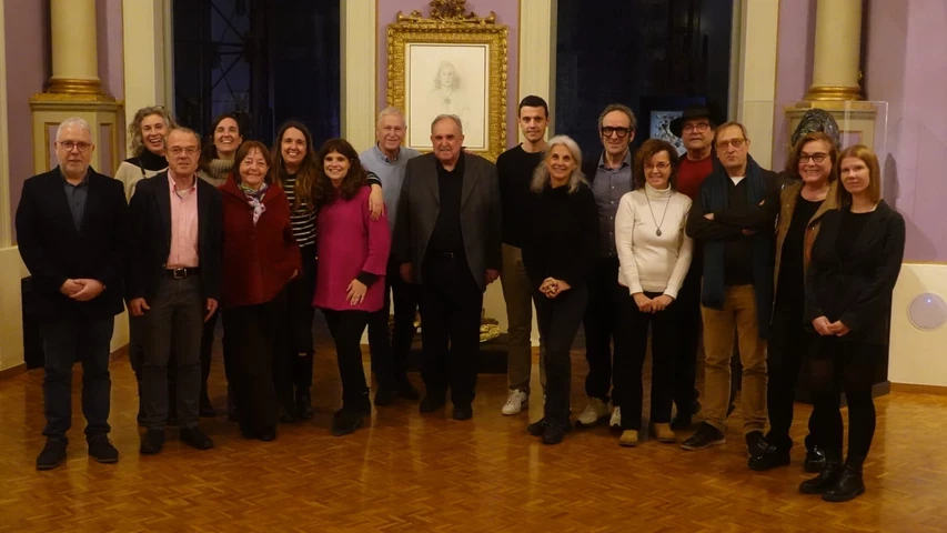 Foto de grup dels integrants de totes les Juntes de la Demarcació de Girona.