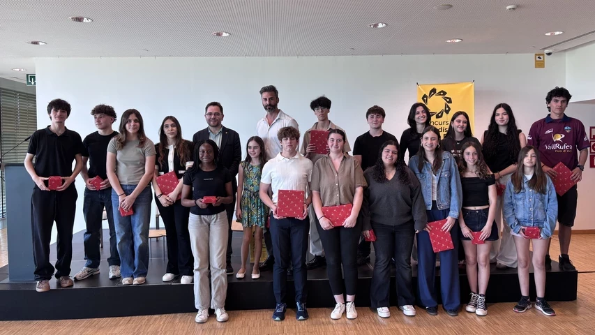 Foto de grup del lliurament del XX Premi Josep Pernau