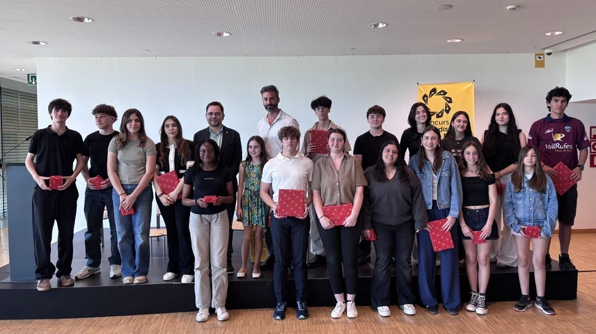 Foto de grup del lliurament del XX Premi Josep Pernau