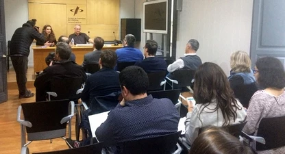 anals i Salvador Alsius, en la presentació del nou Codi Deontològic a Girona