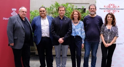 Els artífexs dels tres espectacles que serviran per presentar l'Orquestra Filharmonia.