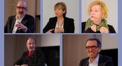 Antoni Bassas, Margarida Moles, Neus Bonet, Tino Soriano i Jordi Hurtado.