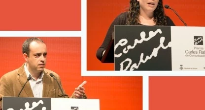 Carles Ribera i Laura Teixidor. Foto: Martí Artalejo. 