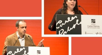 Carles Ribera i Laura Teixidor. Foto: Martí Artalejo. 