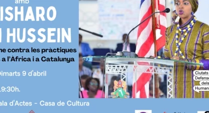 L'activista keniana Bisharo Ali Hussein conversarà amb representants de Valentes i Acompanyades, en un acte conduït per la periodista col·legiada Alba Juanola.