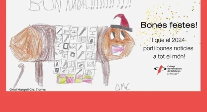 Des de la Demarcació de Girona del Col·legi de Periodistes us desitgem molt bones festes! 