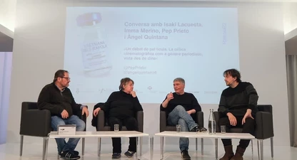 Àngel Quintana, Imma Merino, Pep Prieto i Isaki Lacuesta.