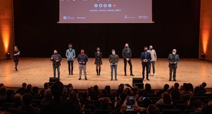 Els guanyadors dels XII Premis Carles Rahola de Comunicació Local.