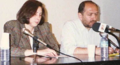 Dina i Boban Minic, al cap de poc d'arribar a l'Escala.