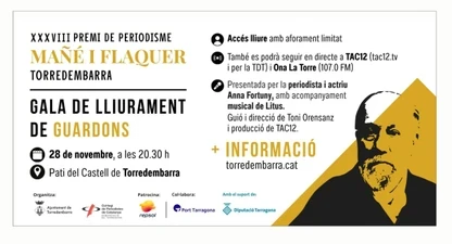 El Premi Mañé i Flaquer es lliura el 28 de novembre