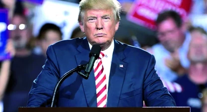 Donald Trump en un acte durant la campanya electoral a Arizona