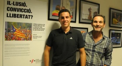 Sergi Ferrés (esquerra) i Nofre Pasqual