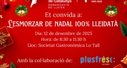 Setena edició de l'esmorzar de Nadal Lleidatà.