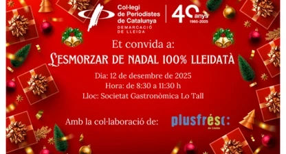 Setena edició de l'esmorzar de Nadal Lleidatà.