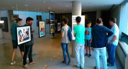 Perspectiva de la sala que acull l'exposició