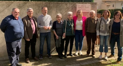 La inauguració de la plaça Montserrat Minobis Puntonet.