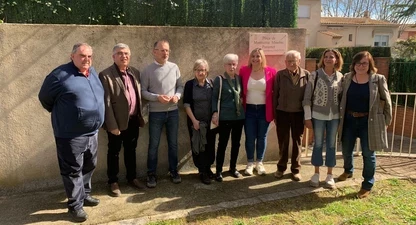 La inauguració de la plaça Montserrat Minobis Puntonet.