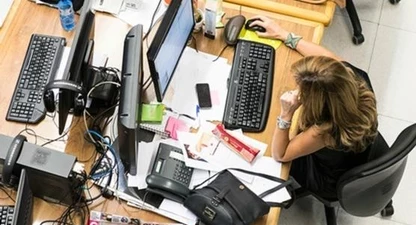 Imatge de la redacció d'El Periódico de Catalunya