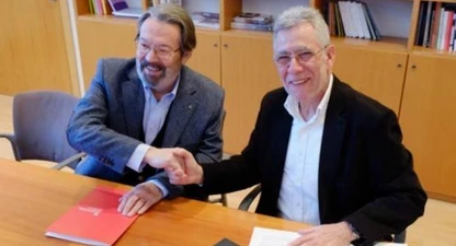 Montaña (esquerra) i Mazcuñán (Foto: X. Serrano)