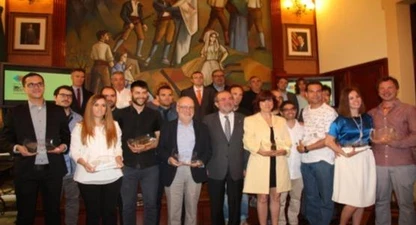 Guanyadors i jurat del 26è Pica d'Estats. Foto: Diputació de Lleida