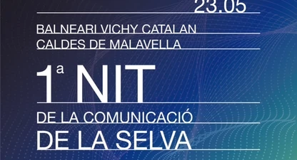 Cartell de la I Nit de la Comunicació de la Selva