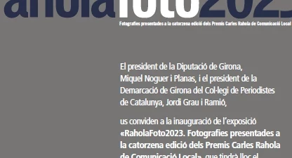 "Les cures de la "Les cures de la Patri", la foto guanyadora dels XIV Premis Carles Rahola de Comunicació Local