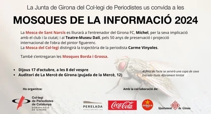 Les Mosques de la Informació 2024 seran el 17d'octubre.