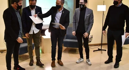Acte de lliurament del VIII Premi Josep Maria Planes.