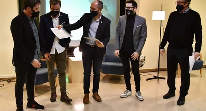 Acte de lliurament del VIII Premi Josep Maria Planes.