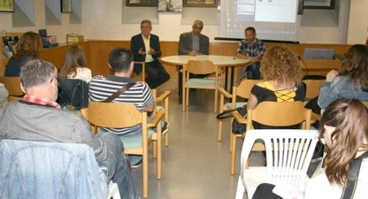 La xerrada es va fer a la Biblioteca Ramon Vinyes i Cluet
