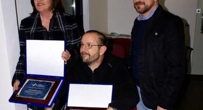 Joan Anfruns, entre els periodistes Pilar Rodriguez i Jordi Trilla