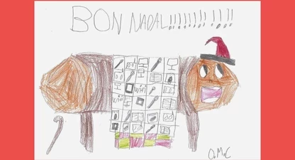 El dibuix guanyador del XIV Concurs de Nadales Periodístiques. 