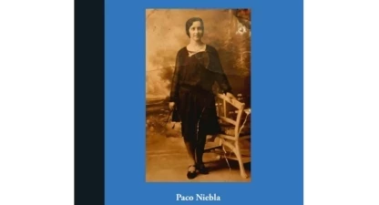 Portada del llibre 'La Protestante: ojos azules, corazón rojo' del col·legiat Paco Niebla.