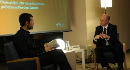 Joan Piqué (esquerra) i Pere-Joan Cardona