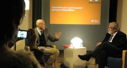 Genís Sinca (esquerra) i Vicenç Villatoro