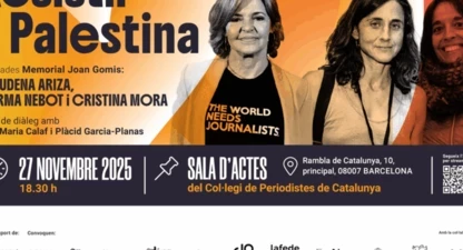 XX Premi Memorial Joan Gomis de Periodisme Solidari.