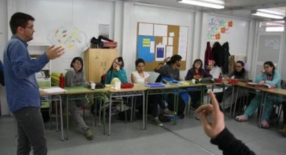 Xerrada a l'Institut Guillem Catà, de Manresa