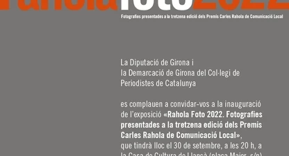 La foto que va guanyar els XIII Premis Carles Rahola de Comunicació Local.