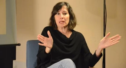 Simona Levi durant el Pessics de Vida de febrer 2016